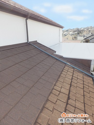 屋根材の葺き替え　 陸屋根部分の防水