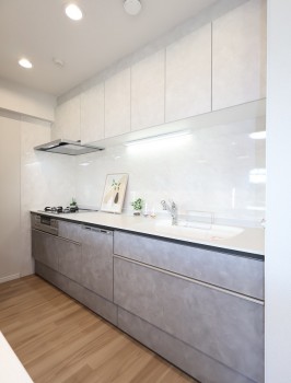 キッチン・幅270センチ・奥行65センチ・高さ85センチ キッチン・幅270センチ・奥行65センチ・高さ85センチ