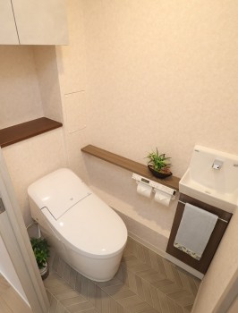 快適で清潔感のあるトイレ空間