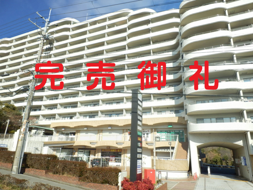 建物全体の南面の外観・正面の出入口面・自然豊かな立地