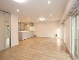 広々とした２０帖のリビングダイニングキッチン