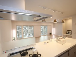 開放感のあるリビングダイニングキッチン