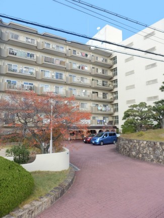建物全体の南面の外観・正面の出入口面 建物全体の南面の外観・正面の出入口面